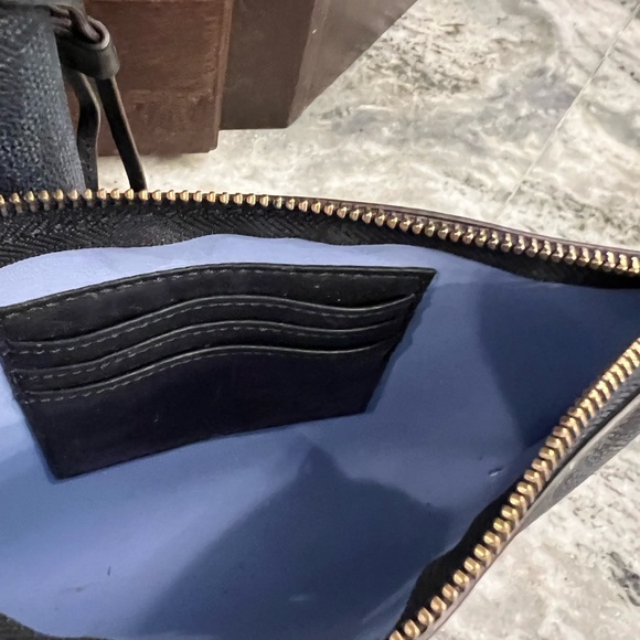 MICHAEL KORS Navy Tote Bag Set With Wristlet Womens - Picture 5 of 6